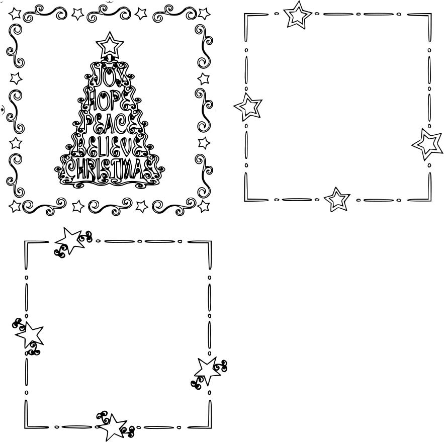PAPERPASTIME Word Christmas Tree file to sharesvg & scal 2