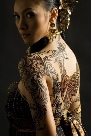 Download Indonesian Batik Tattoo Design PNG