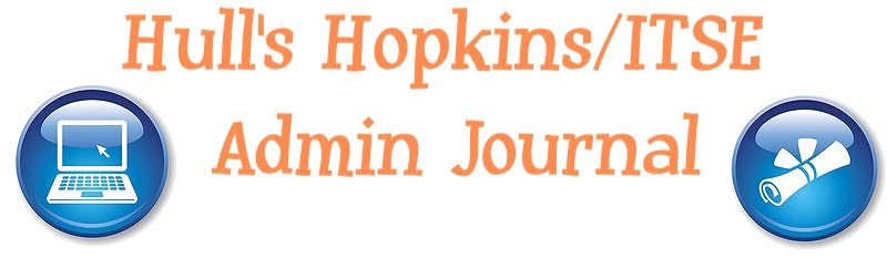 Hull's Hopkins ISTE Admin Journal