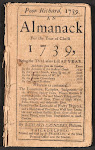 Poor Richard's Almanack, 1739