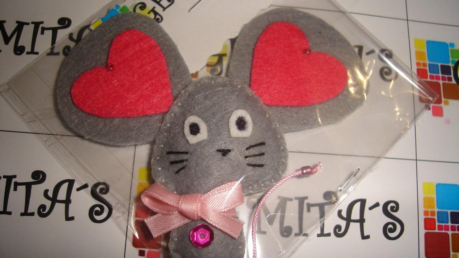 GEMITA´S: Ratoncito de fieltro