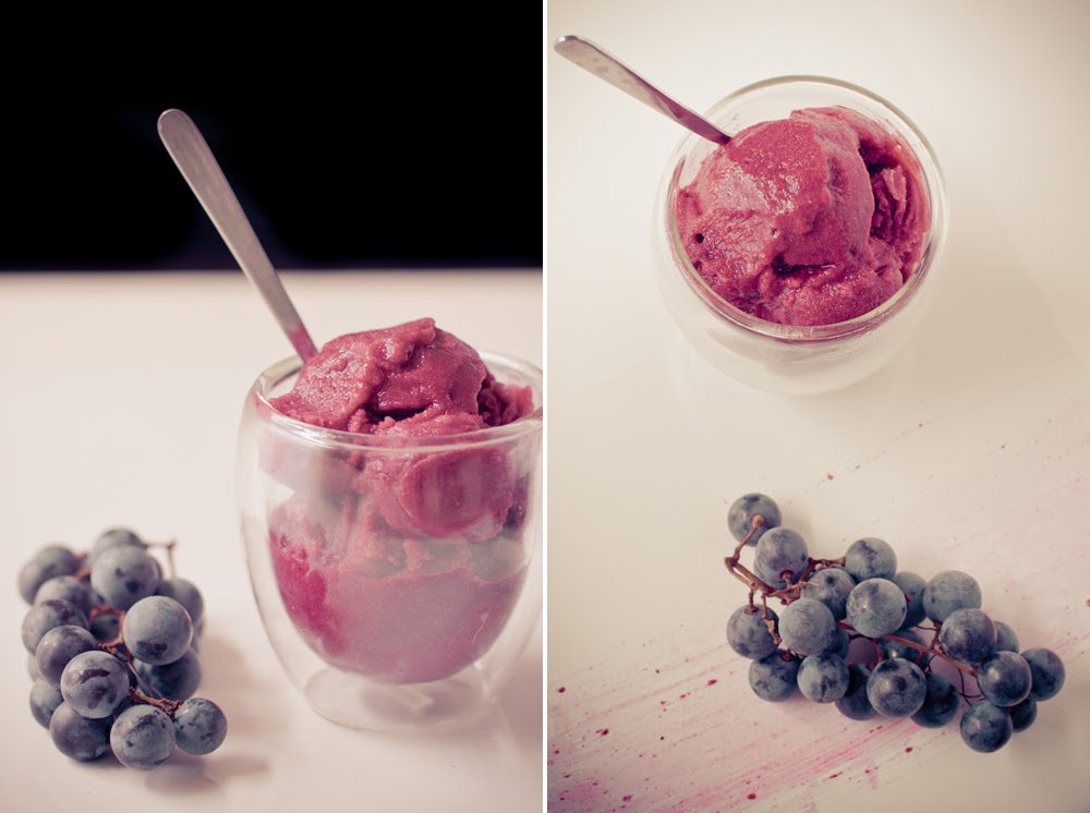 Concord Grape Sorbet