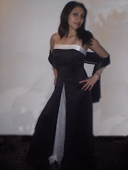 VESTIDO NEGRO BLANCO