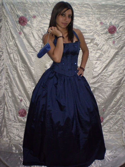 VESTIDO TAFFETA TALLA 40 AJUSTABLE EN ESPALDA COLOR  AZUL