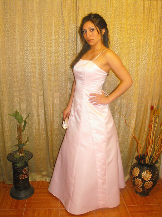 VESTIDO  RASSO  ROSADO  TALLA 40
