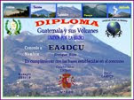 DIPLOMA GUATEMALA Y SUS VOLCANES