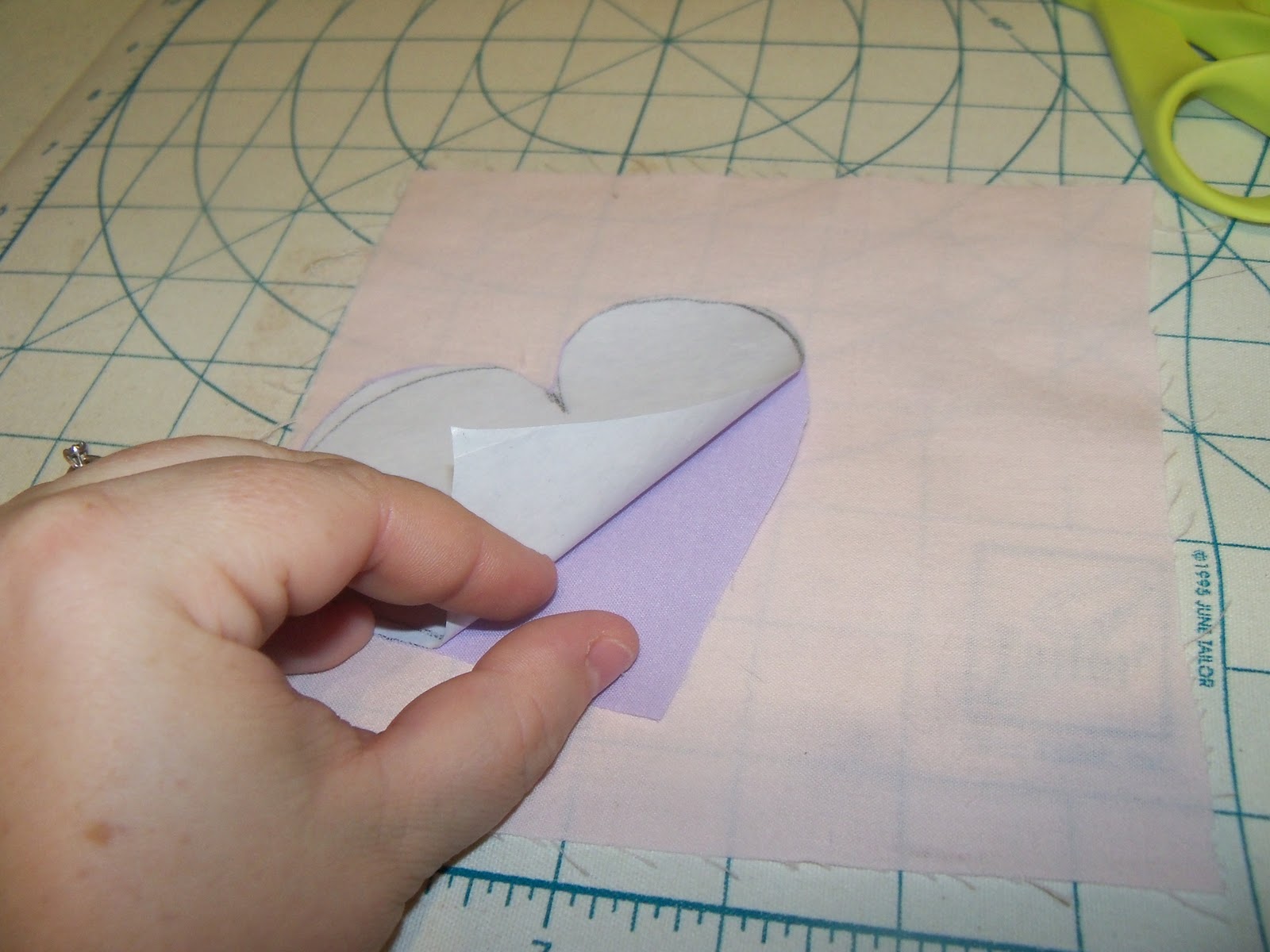 The Adventures of a Sewing Noob Freezer Paper Raw Edge Applique Tutorial