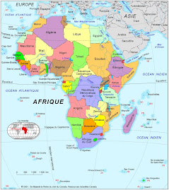 Carte du continent