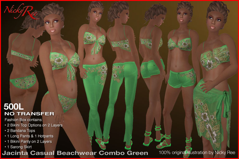 [Jacinta+Casual+Beachwear+Combo+Green.jpg]