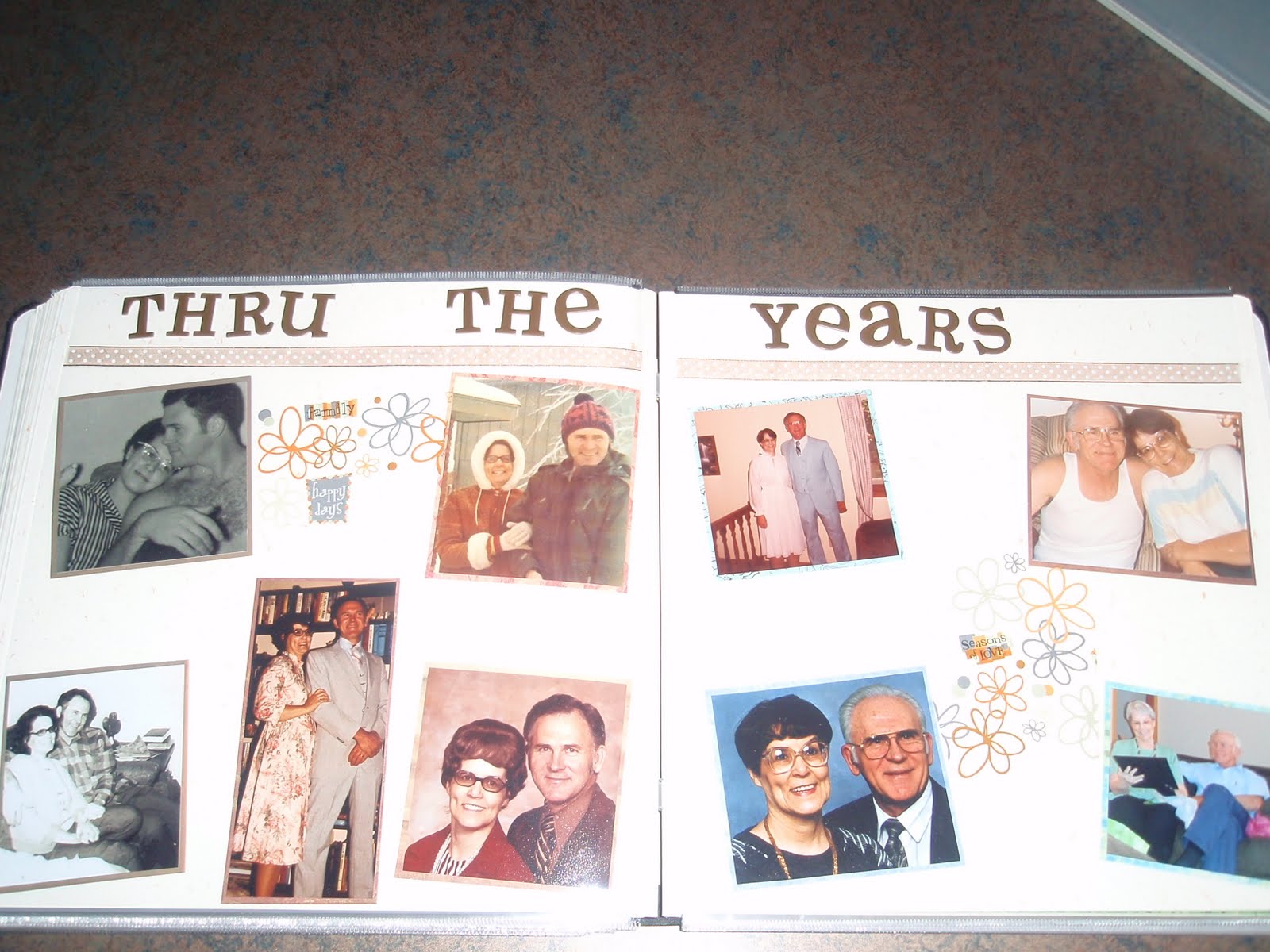 Oxford Impressions 50th Wedding Anniversary Scrapbooking Ideas