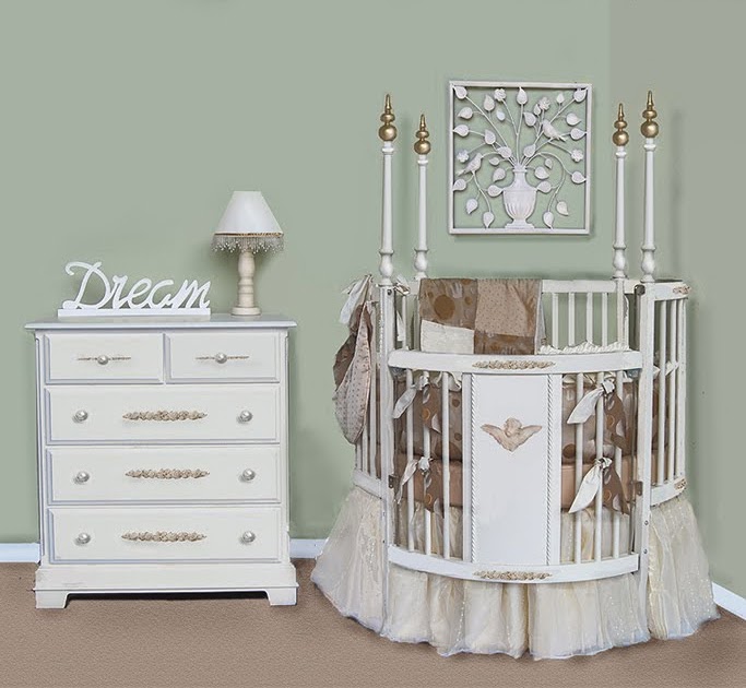 Designer Baby Bedding by Nava's Designs Nava's Designs Round Crib Bedding