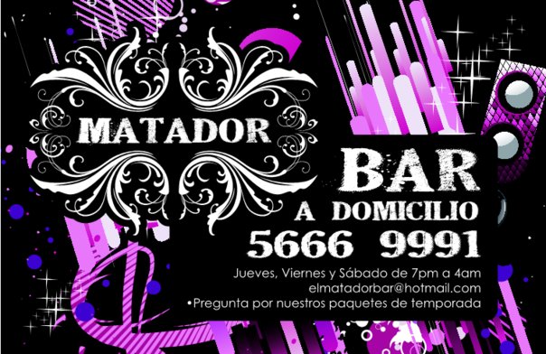 el matador bar a domicilio