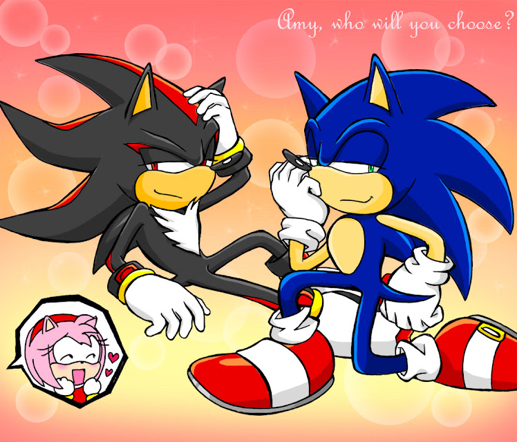 amy rose y sonic y shadow