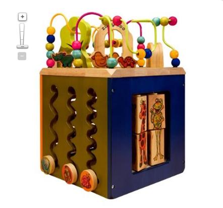 zany zoo wooden activity