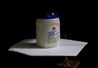 Turn table using a slow motor