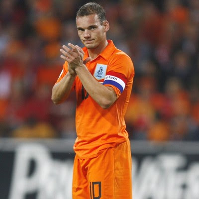 CUARTOS DE FINAL | Sneijder se exprime a la pentacampeona Wesley+Sneijder1