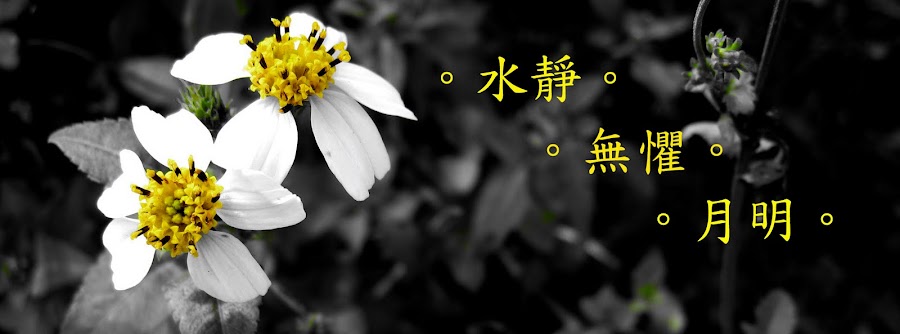 水靜。無懼。月明