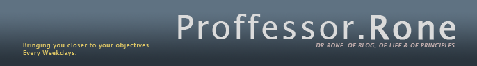 Of Blog, Of Life & Of Principles...