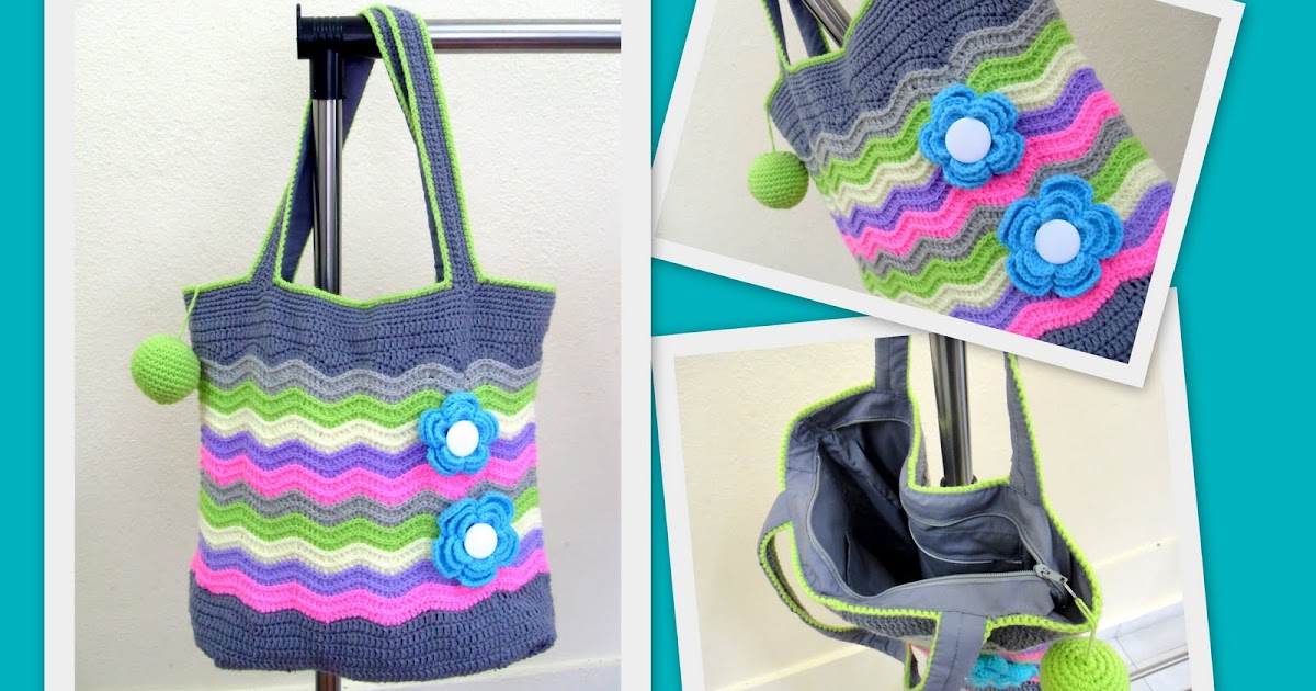 Crochet.is.Fun ripple bag again!!