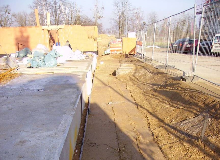 Bautagebuch: Entwässerung ist angeschlossen