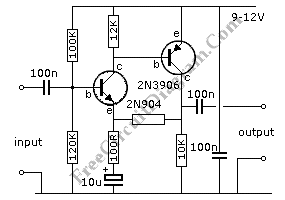 microphone pre amplifier 9 12volt discrete audio amplifiermicrophone pre amplifier 9 12volt discrete