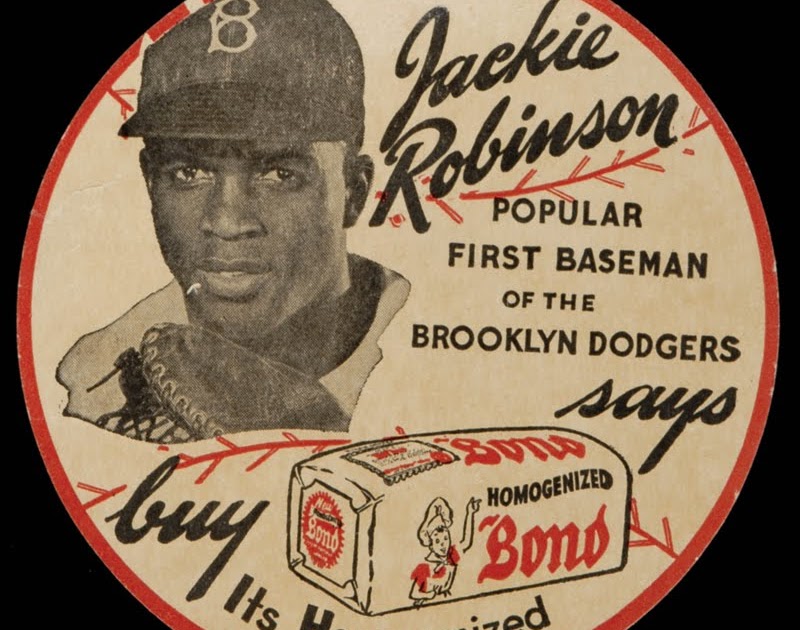 Sold at Auction: Jackie Robinson Bond Bread advertising poster c