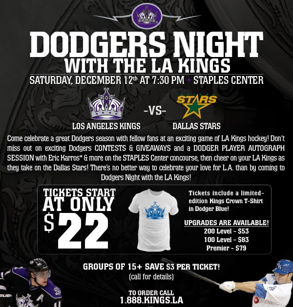 Dodgers Blue Heaven Dodgers Night with the LA Kings