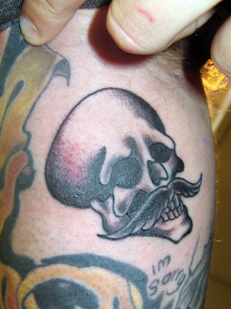 skull tattoo filler. The #39;Gent#39; Skull, is a gap