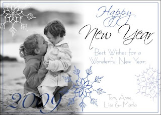 new year cards for friends