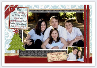 New Year Family Photo Card