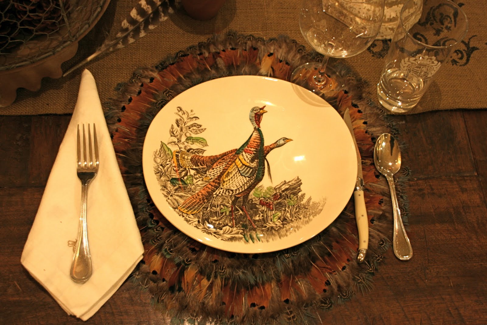design A Wild Game Birds Tablescape