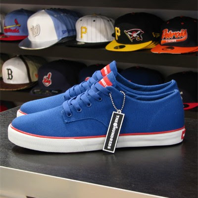 Site Blogspot  Canvas Shoes on The Hundreds Johnson Low Top Canvas Sneakers Blue Red