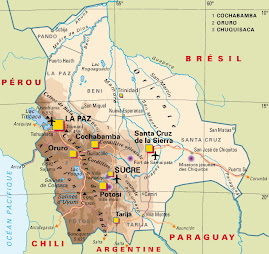 Carte de la Bolivie
