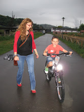 Pablo con su bike Orbea.