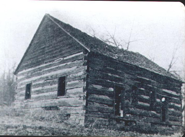 Dunnings Creek Meetinghouse, original structure. Fishertown, Bedford Co., PA