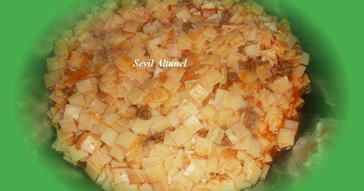 Sevil Altunel KAYSERİ EV KESME MAKARNASI