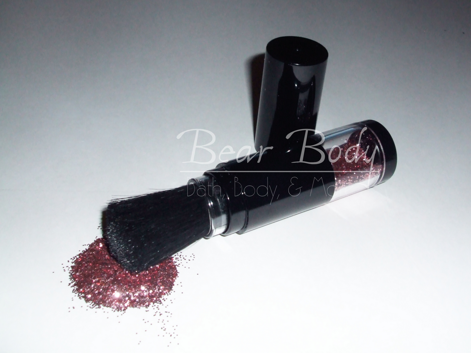 Bear Body; Bath, Body & More Refillable Dispensing Powder Brushes for Makeup & Glitter