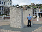 At the Channel Swimmer's Monument-Dover, UK