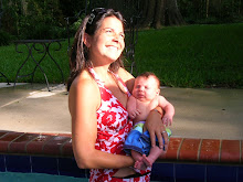 Swimming with mommy
