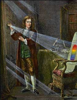 REPRESENTACION DE ISAAC NEWTON Representación de Isaac Newton