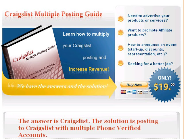 Craiglist Posting Guide