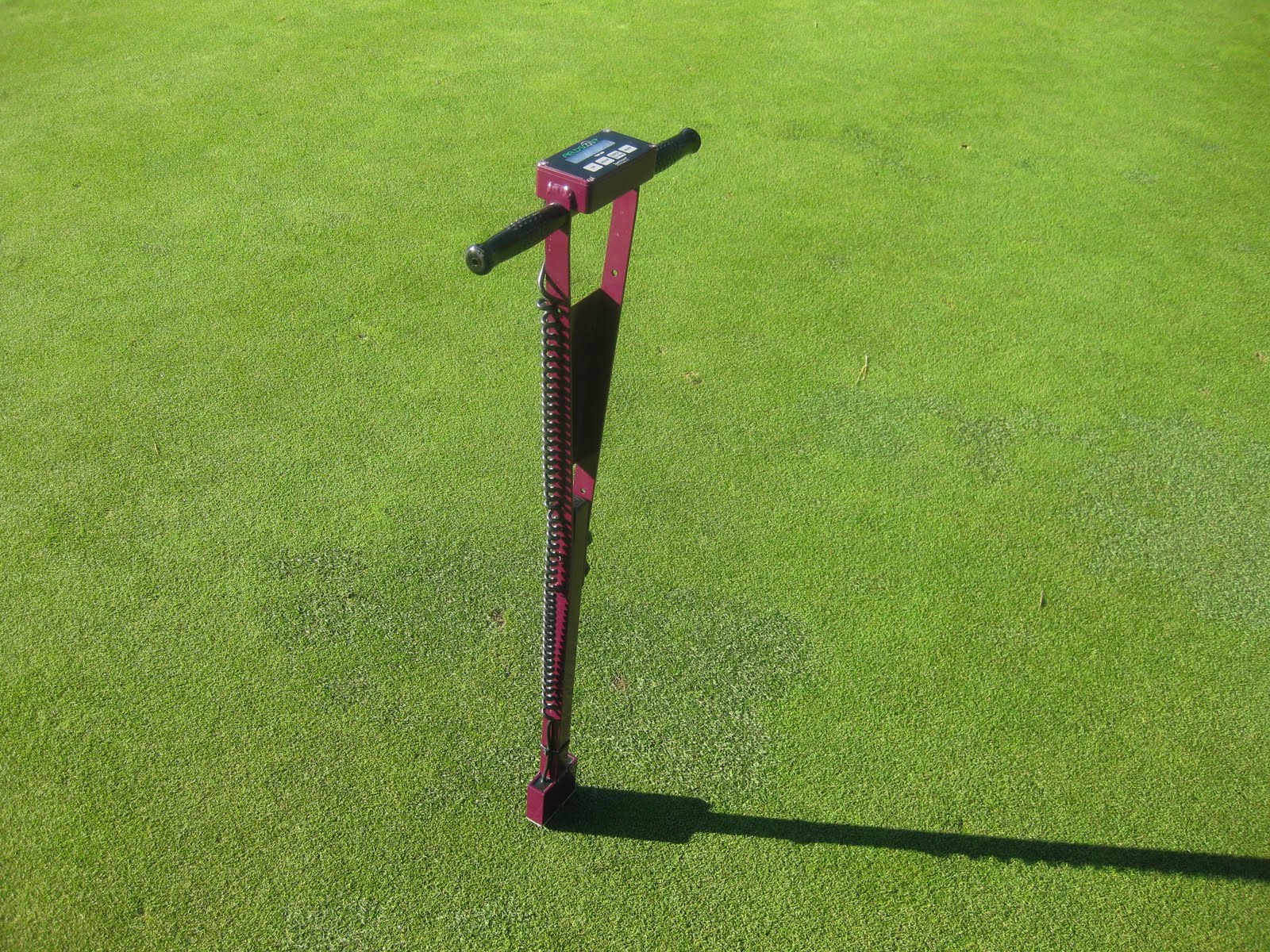 The Minikahda Club Grounds Department Collecting Moisture Readings on