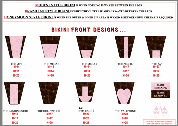 Bikini Waxing Options bikini wax shapes pics. Bikini Waxing Options