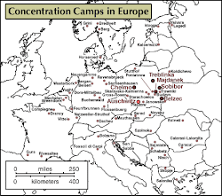 Map of Nazi Camp System
