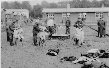 Washing and Shaving of Newly Arrived Prisoners at Buchenwald