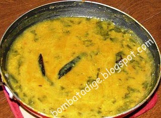  Moong dal with spinanch 