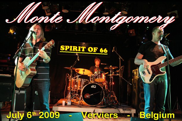 Monte Montgomery (06/07/09) at the "Spirit of 66" in Verviers, Belgium.