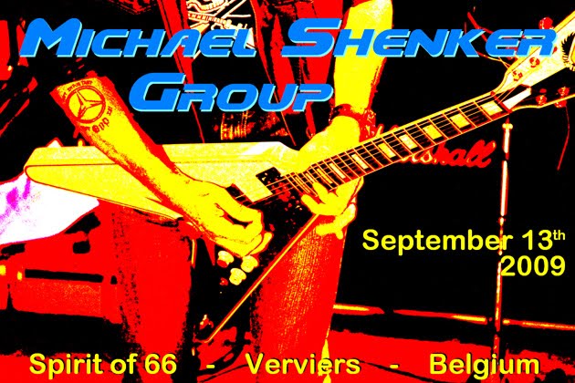 Michael Schenker Group (13/09/09) at the "Spirit of 66" in Verviers, Belgium.