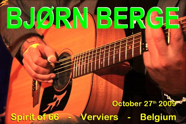 Bjørn Berge (27/10/09) at the "Spirit of 66" in Verviers, Belgium.