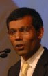 The Republic of Maldives, President, Mohamed Nasheed, aka Anni The Republic of Maldives, President, Mohamed Nasheed, aka Anni